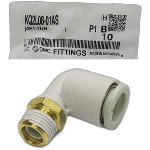 KQ2L08-01AS Co nối khí nén ren ngoài 8mm SMC