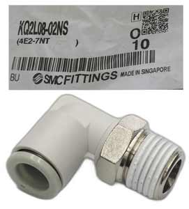 KQ2L08-02NS Co nối khí nén ren ngoài 8mm SMC