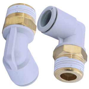 KQ2L10-03AS Co nối khí nén ren ngoài 10mm SMC