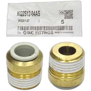 KQ2S12-04AS Đầu nối khí ren ngoài đầu lục giác 12mm SMC