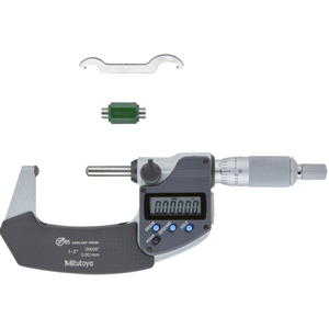 Panme đo ngoài điện tử đo ống (kiểu đầu đe và đầu trục chính dạng hình cầu) MITUTOYO 395-372-30