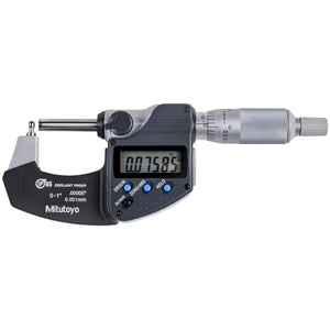 Panme đo ngoài điện tử đo ống (đầu đe hình cầu và hình trụ) MITUTOYO 395-362-30