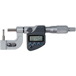 Panme đo ngoài điện tử đo ống (đầu đe hình cầu và hình trụ) MITUTOYO 395-363-30