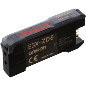 Cảm biến sợi quang - bộ khuyếch đại OMRON E3X-ZD6 OMS Loại tiêu chuẩn; Vật phát hiện chuẩn: Mờ đục; 12...24VDC; NPN open collector; Dark-ON, Light-ON