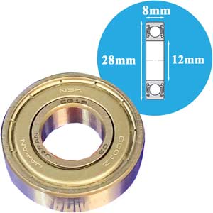 Vòng bi cầu thông thường NSK 6001ZZC3