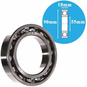 Vòng bi cầu thông thường NSK 6011C3