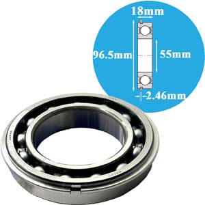 Vòng bi cầu thông thường NSK 6011NR