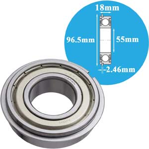 Vòng bi cầu thông thường NSK 6011ZZNR