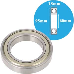 Vòng bi cầu thông thường NSK 6012ZZCM