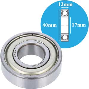 Vòng bi cầu thông thường NSK 6203ZZC3