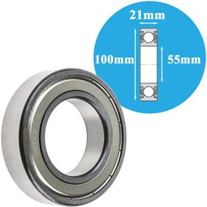 Vòng bi cầu thông thường NSK 6211ZZ