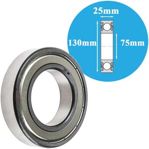 Vòng bi cầu thông thường NSK 6215ZZC3