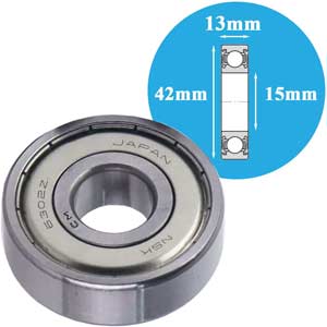 Vòng bi cầu thông thường NSK 6302ZZCM