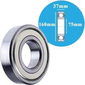 Vòng bi cầu thông thường NSK 6315ZZ