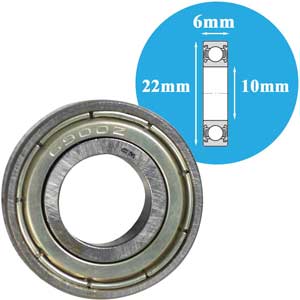 Vòng bi cầu thông thường NSK 6900ZZCM