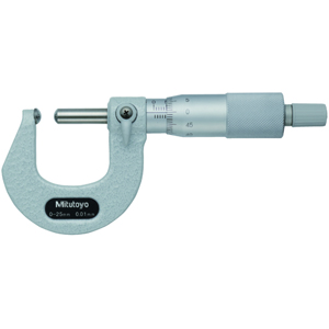 Panme đo ngoài cơ khí đo ống (đầu đe và đầu đo trục  chính hình cầu) MITUTOYO 115-215