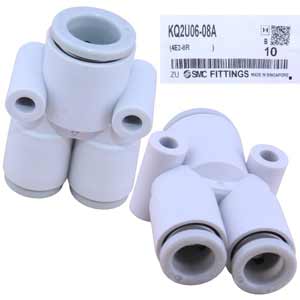 KQ2U06-08A Đầu nối chữ Y khác cỡ 6mm SMC