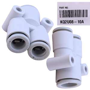KQ2U08-10A Đầu nối chữ Y khác cỡ 8mm SMC