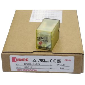 RN2S-NL-A24 Idec Rơ le trung gian 8 chân 24VAC 5A