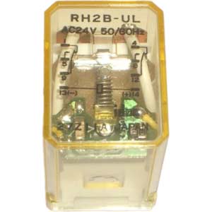 Rơ le IDEC RH2B-ULAC24 8 chân dẹt 10A DPDT 24VAC giá tốt