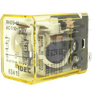 Rơ le công suất IDEC RH2B-UAC110-120 8 chân dẹt 10A