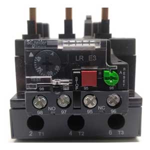 Rơ le nhiệt SCHNEIDER LRE359 48...65A; có vi sai nhiệt độ (3-heater); Tiếp điểm phụ: 1NO+1NC; Chế độ giải trừ lỗi: Tự động, Thủ công; Kiểu kết nối: Kẹp vít