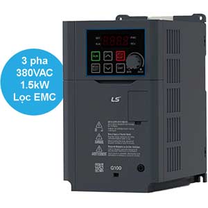 LSLV0015G100-4EOFN Biến tần LS 3 pha 380VAC 1.5kW 4A,5.1A 400Hz