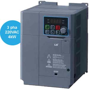 LSLV0040G100-2EONN Biến tần LS 3 Pha 220V 4KW 17A,18A 400Hz IP20