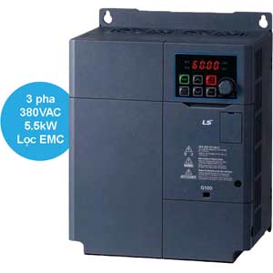 Biến tần LS LSLV0055G100-4EOFN 5.5KW 3 Pha 380V 5.5kW 12A,16A 400Hz