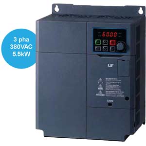 LSLV0055G100-4EONN Biến tần LS 5.5KW 3 Pha 380V 5.5kW 12A,16A 400Hz