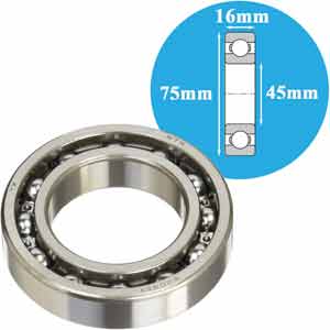 Vòng bi cầu NTN 6009C3