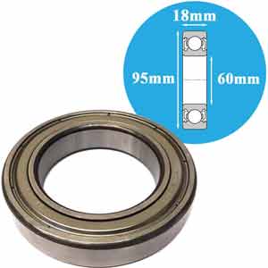 Vòng bi cầu NTN 6012ZZCM