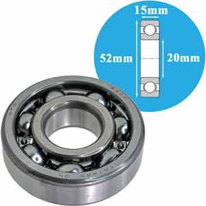 Vòng bi cầu NTN 6304