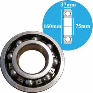 Vòng bi cầu NTN 6315CM