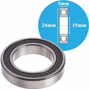 6802LLB Vòng bi cầu rãnh sâu d15 NTN