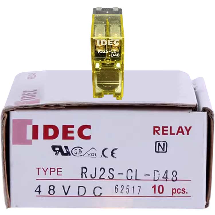 Rơ le trung gian kích thước mỏng IDEC RJ2S-CL-D48