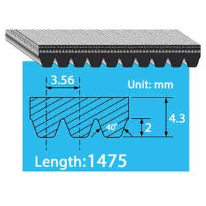 Dây curoa BANDO 10PK1475