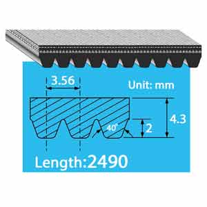 Dây curoa BANDO 10PK2490