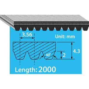 Dây curoa BANDO 11PK2000