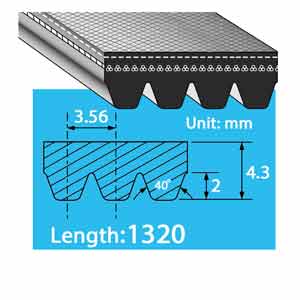 4PK1320 Dây curoa v belt Bando - Giao hàng toàn quốc