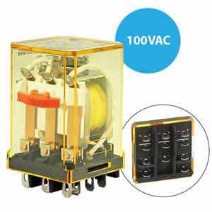 Rơ le công suất IDEC RR3B-UC AC100 11 chân dẹt 10A