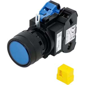 HW1L-M110Q4S công tắc LED nhấn nhả IDEC, 24VAC/DC, D22