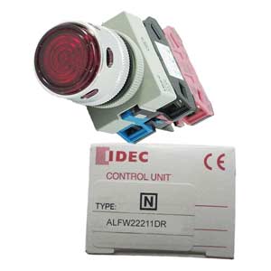 Nút nhấn nhả có đèn IDEC ALFW22211DR 24VAC/DC D22 1NO+1NC (Đỏ)