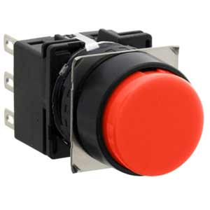 Nút nhấn giữ không đèn IDEC LB1B-A1T1R D16 1NO+1NC (Đỏ)