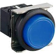 Nút nhấn giữ không đèn IDEC LBW6MB-A1T3VLS D22 3NO+3NC (Xanh)