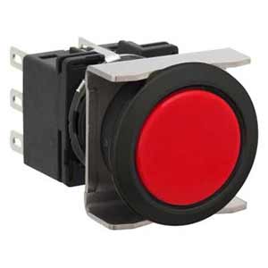 Nút nhấn giữ không đèn IDEC LB6B-A1T2R D18 2NO+2NC (Đỏ)