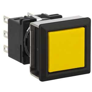 Nút nhấn giữ không đèn IDEC LB7B-A1T3Y 3NO+3NC (Vàng)
