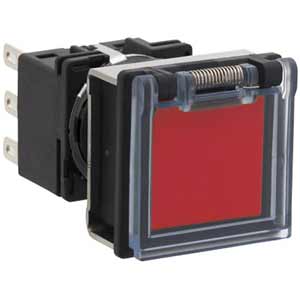 Nút nhấn giữ không đèn IDEC LB7GB-A1T2LR 2NO+2NC (Đỏ)