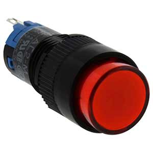 Nút nhấn nhả có đèn IDEC AL2M-M21PR 2.0VDC D12 2NO+2NC (Đỏ)