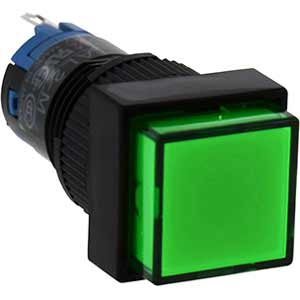 Nút nhấn nhả có đèn IDEC AL2Q-M11PG 2.9VDC D12 1NO+1NC (Xanh)
